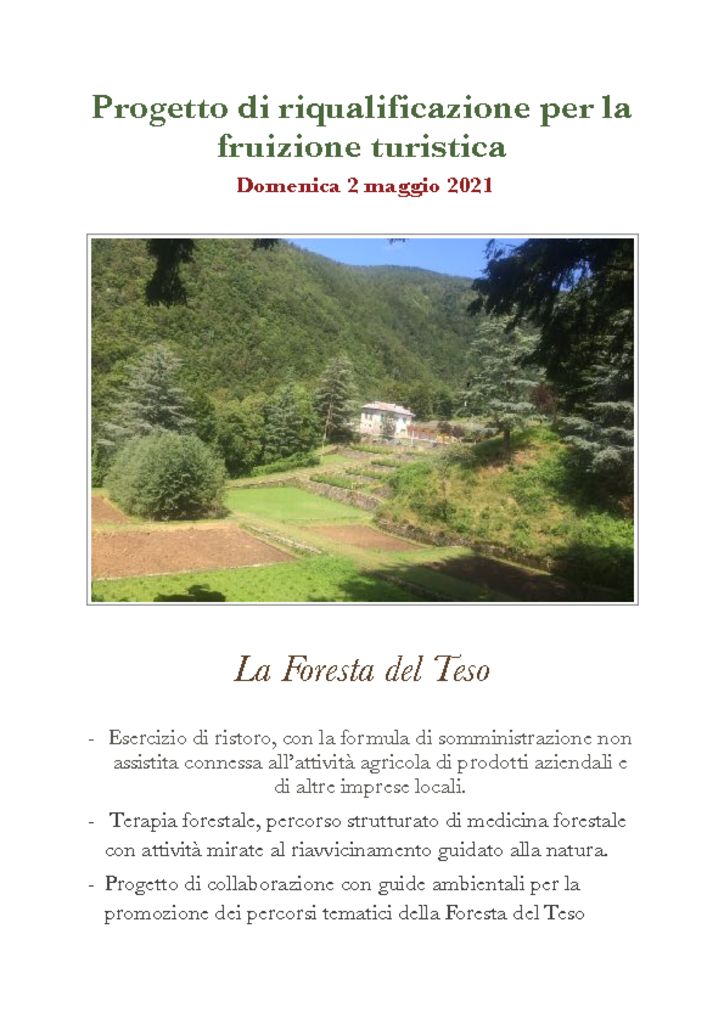 thumbnail of evento Foresta del Teso